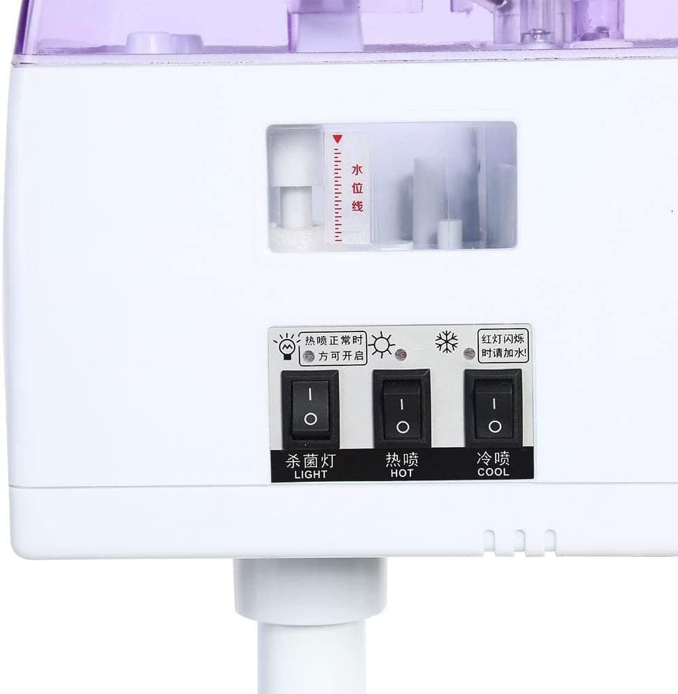 GL Enterprises 2 in 1 Hot & Cold Facial Steamer Machine,800W, Hot Mist Cold Mist