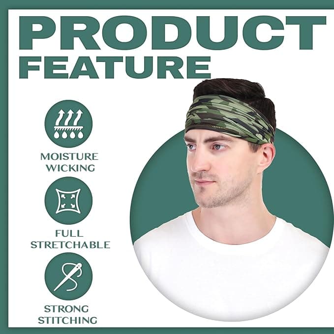 PLAYFITZ Bahamas Premium Bandana for Dust & Sun Protection, Comes With Cool Ligh