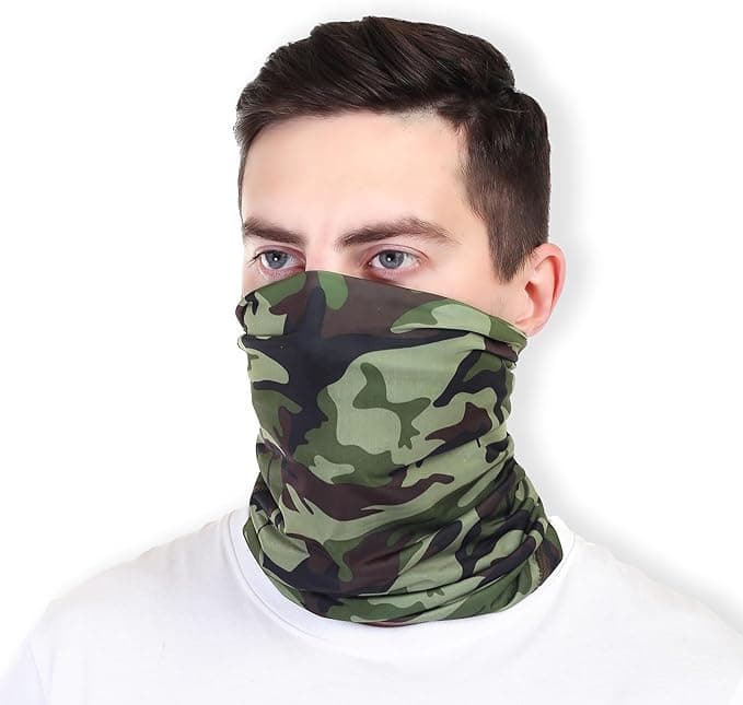 PLAYFITZ Bahamas Premium Bandana for Dust & Sun Protection, Comes With Cool Ligh