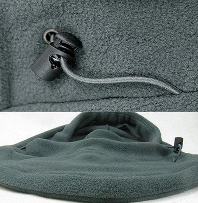 Xinliya Double Layers Thicken Warm Full Face Cover Winter Ski Mask Beanie Cs Hat