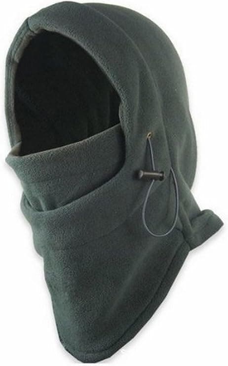Xinliya Double Layers Thicken Warm Full Face Cover Winter Ski Mask Beanie Cs Hat