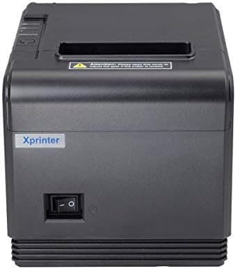 طابعة فواتير حرارية Xprinter Q200 - 80 مم، شبكة محلية LAN وUSB مع قاطع آلي - ل