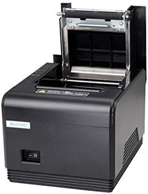 طابعة فواتير حرارية Xprinter Q200 - 80 مم، شبكة محلية LAN وUSB مع قاطع آلي - ل