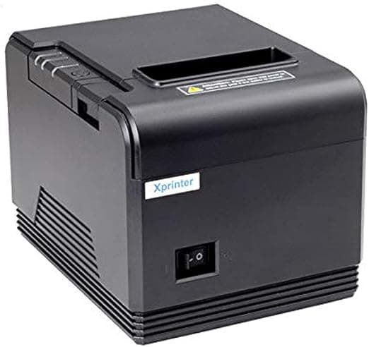 طابعة فواتير حرارية Xprinter Q200 - 80 مم، شبكة محلية LAN وUSB مع قاطع آلي - ل