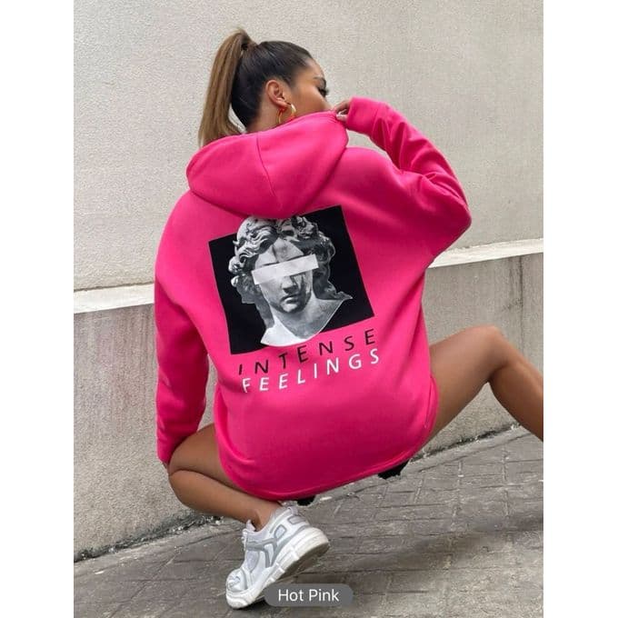Martina Store Stylish Women Hoodie - Fuchsia