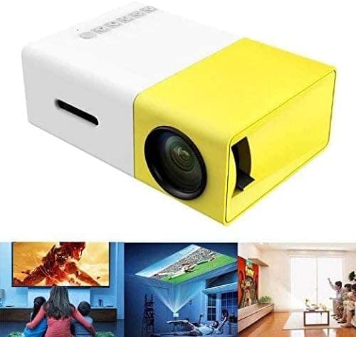 LED Mini Portable Projector with USB/SD/AV/HDMI Home Entertainment Projector - Y