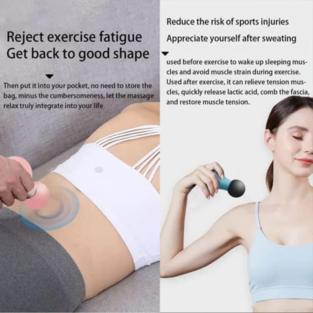 KROSTY Electric Mini Handheld Massager Gun6-speed adjustable, Portable Massage G