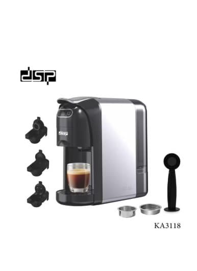جهاز صنع القهوة كبسولة 3 في 1 DSP KA3118