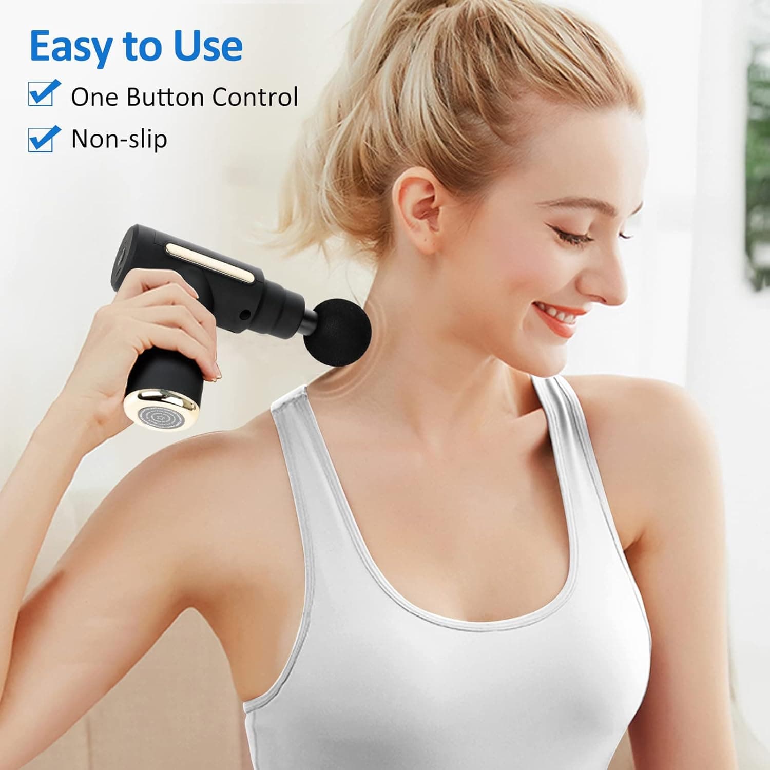 EIEVEY Muscle Massage Gun, Mini Massage Gun Professional Portable Massage Gun wi
