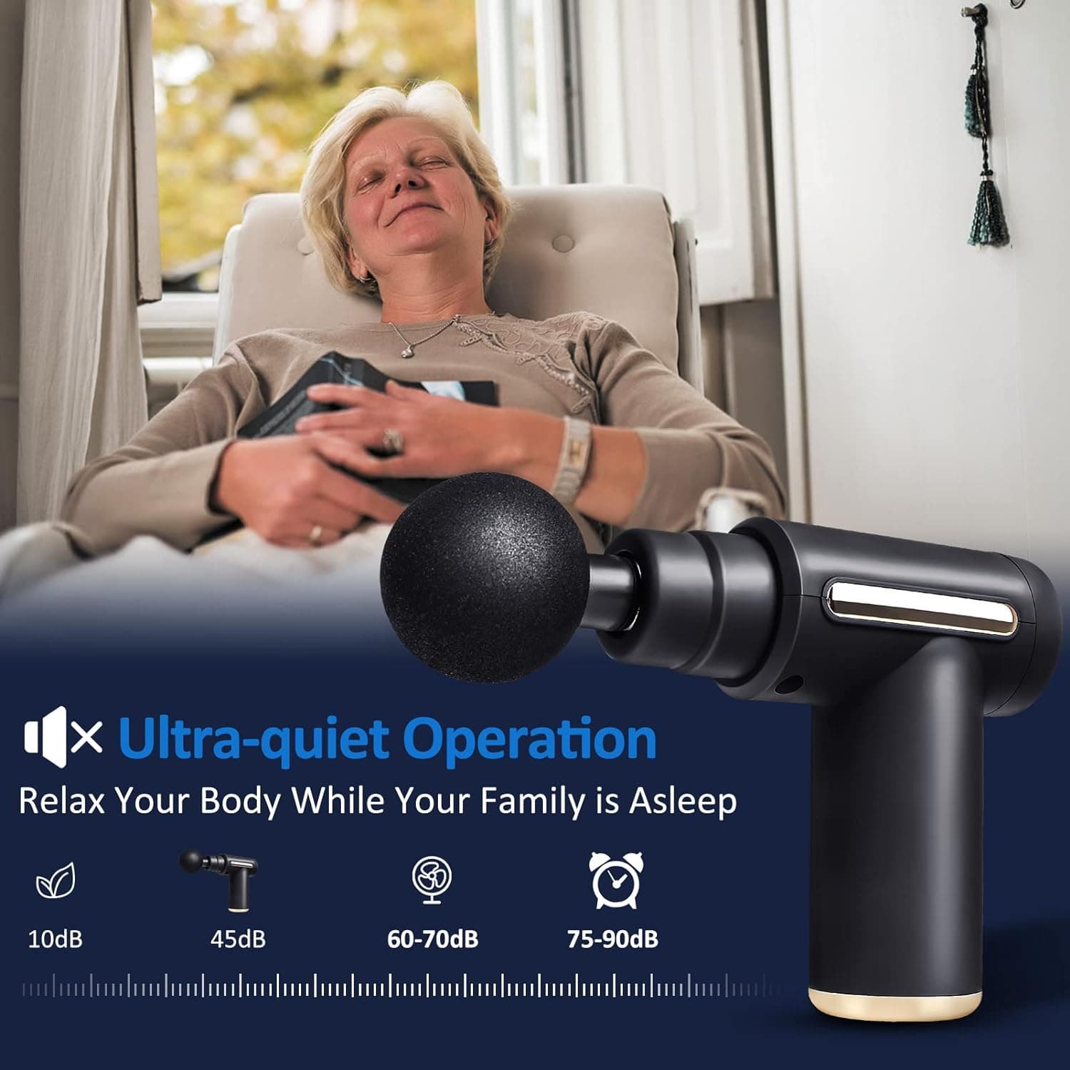 EIEVEY Muscle Massage Gun, Mini Massage Gun Professional Portable Massage Gun wi