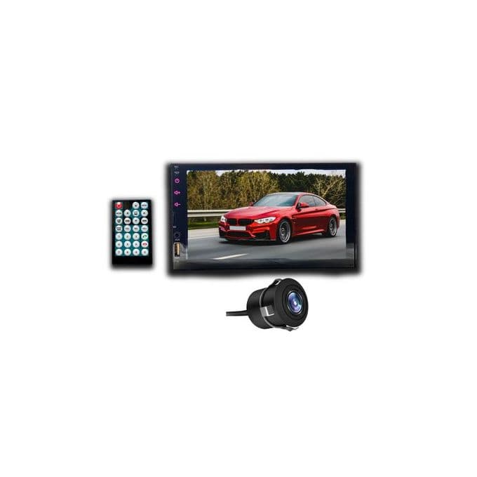 7-inch car screen with USB port, AUX port, Bluetooth, Mirror Link and rear camer