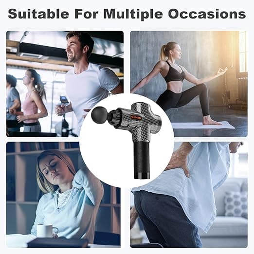 bermoso Massage Gun Massage Gun for Neck Shoulder Back Massager with 30 Speeds a