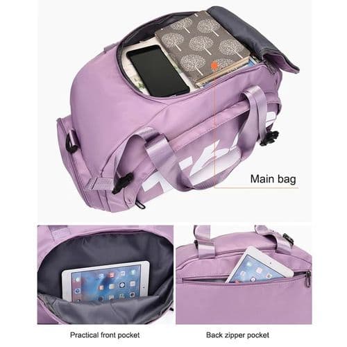 A Trendy Sporty And Modern Bag Light Mauve Color T60