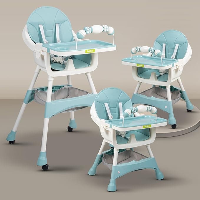 Baybee 3 in 1 Auro Baby High Chair for Kids Feeding with 3 Height Adjustable & B