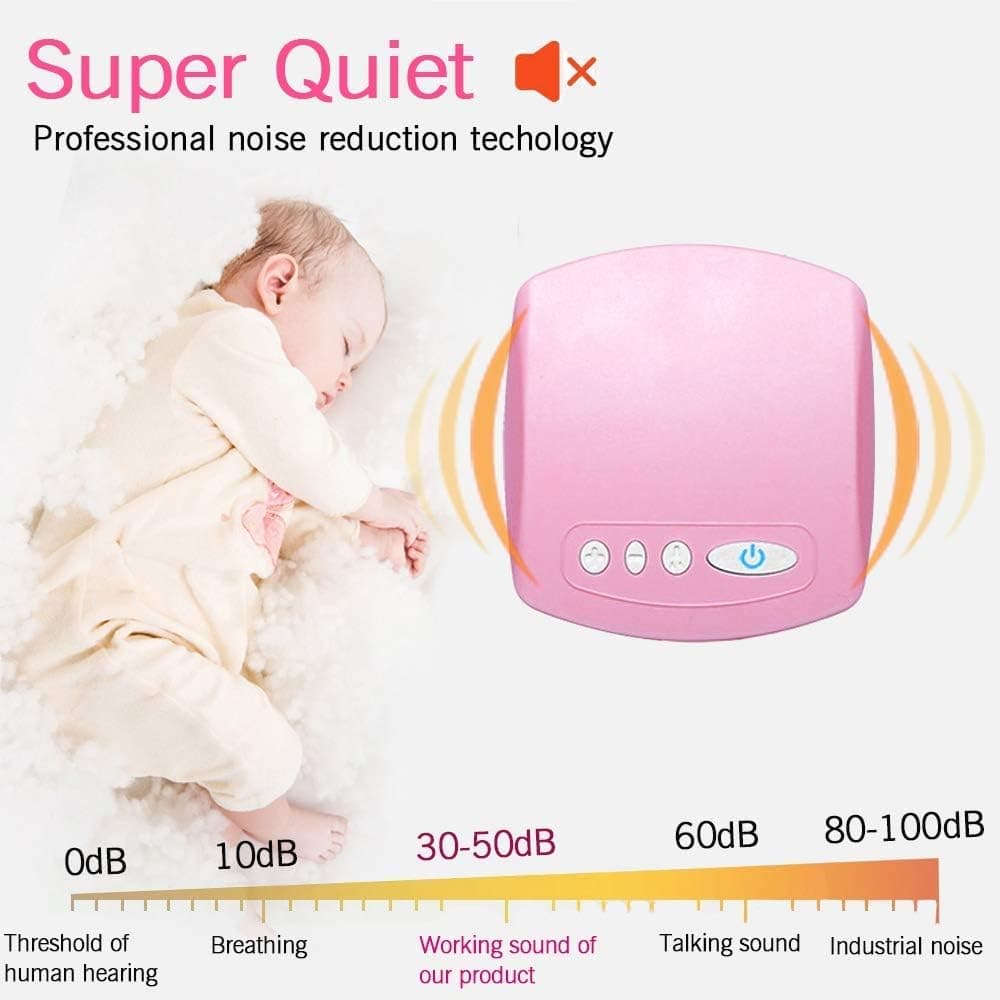 Mumoo Bear Electric Breast Pump, Portable Breast Feeding Pump Nursing Breast Mas