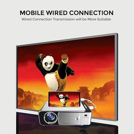 T6 Home Theater LED Projector WiFi 3500 Lumen Brightness 1080P HD Portable Wirel