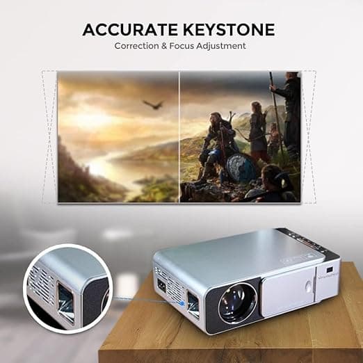 T6 Home Theater LED Projector WiFi 3500 Lumen Brightness 1080P HD Portable Wirel