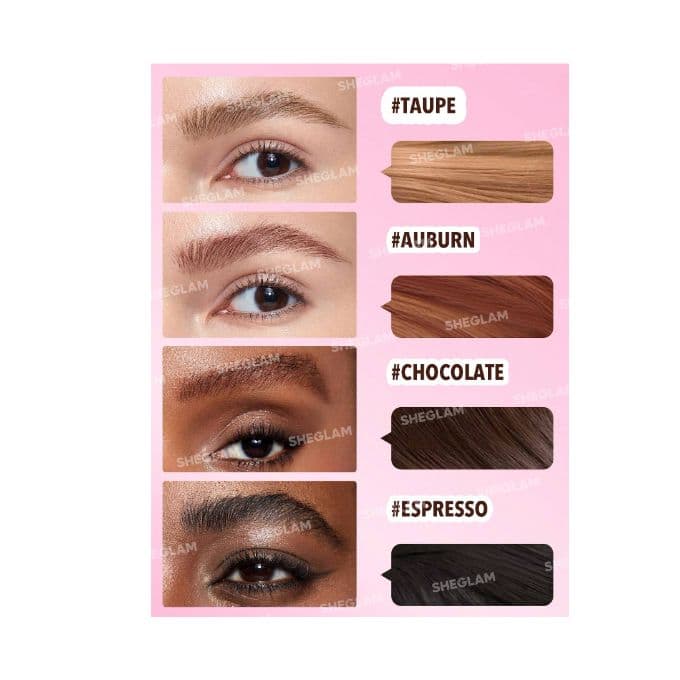 Sheglam Brow Fection Angled Brush & Dip Chocolate 1.2ml