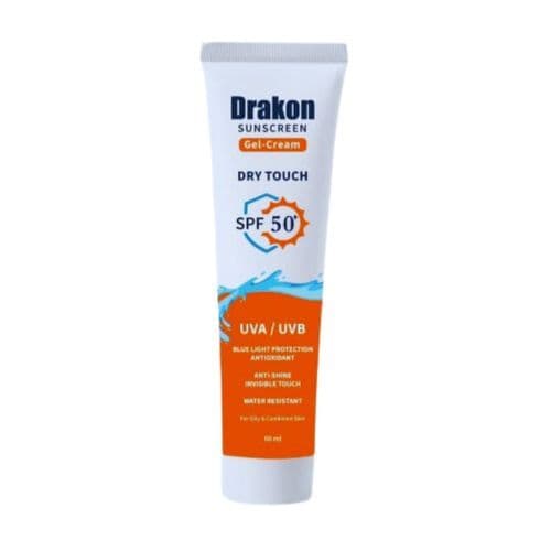 Drakon صن سكرين لحماية بشرتك - SPF50 دراكون صن بلوك جل - واقي من الشمس - 60 جرام