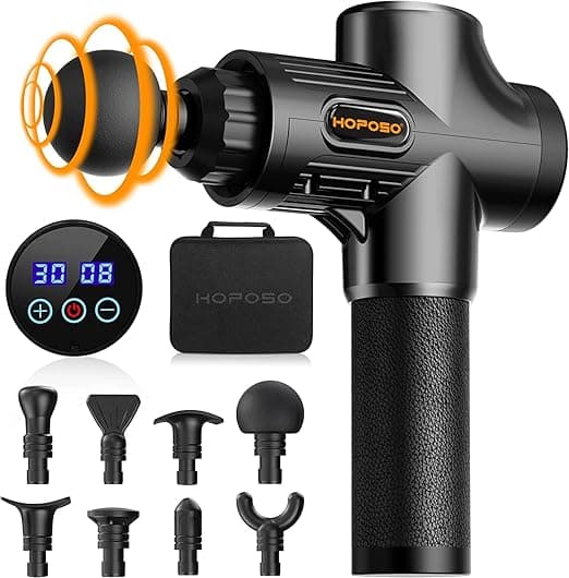 HOPOSO Massage Gun Deep Tissue Percussion Muscle Massager Handheld Electric Cord