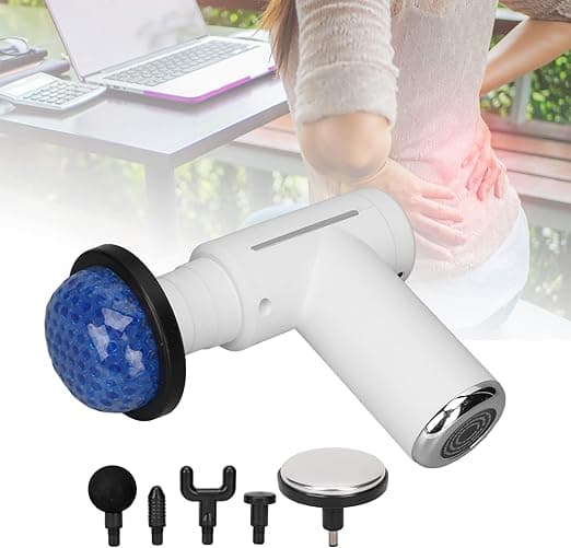 ZJchao Massage Gun Deep Tissue, Handheld Adjustable Electric Muscle Massager Por
