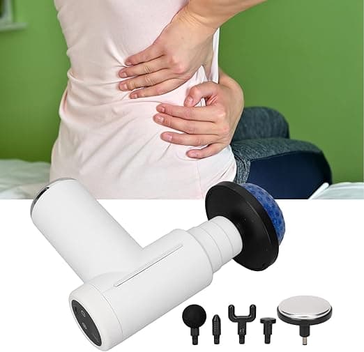 ZJchao Massage Gun Deep Tissue, Handheld Adjustable Electric Muscle Massager Por