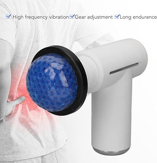 ZJchao Massage Gun Deep Tissue, Handheld Adjustable Electric Muscle Massager Por