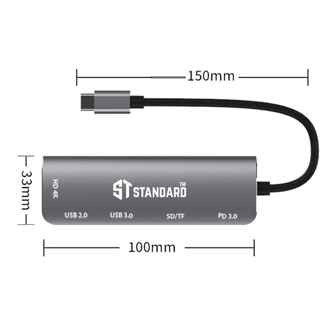 Standard Docking Station ST-95116D 6 in 1