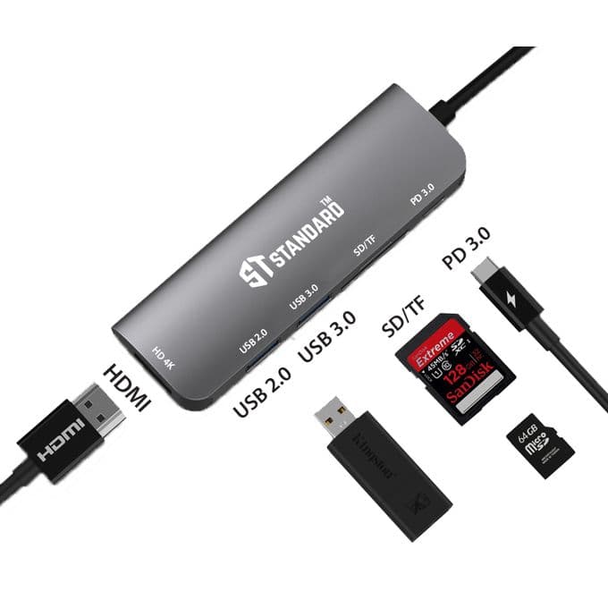 Standard Docking Station ST-95116D 6 in 1