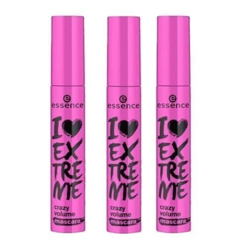 ماسكارا Essence I Love Extreme Crazy Volume - أسود - 3 قطع