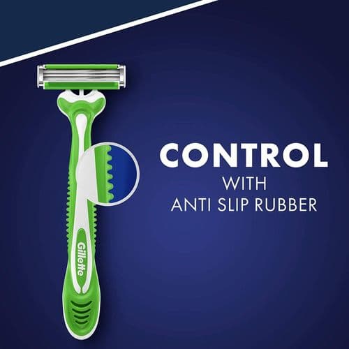 Gillette Blue3 Sensitive Mens Razor With COMFORTGEL 62 PCS
