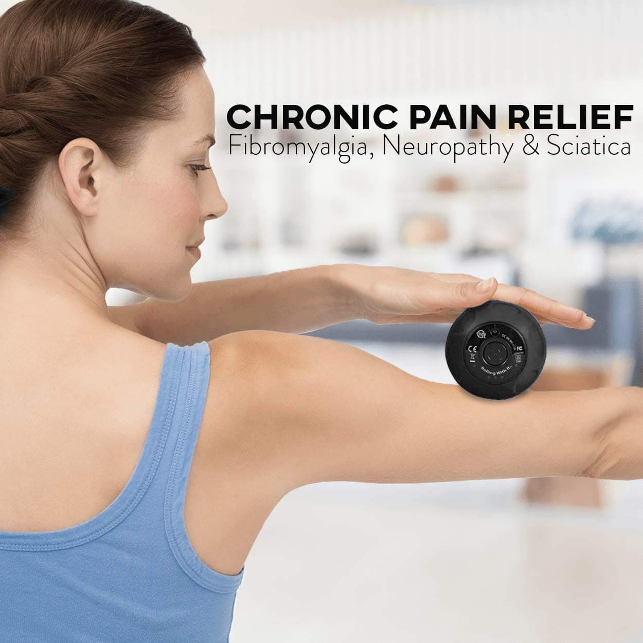 Rolling With It Vibrating Peanut Massage Ball - Deep Tissue Trigger Point Therap