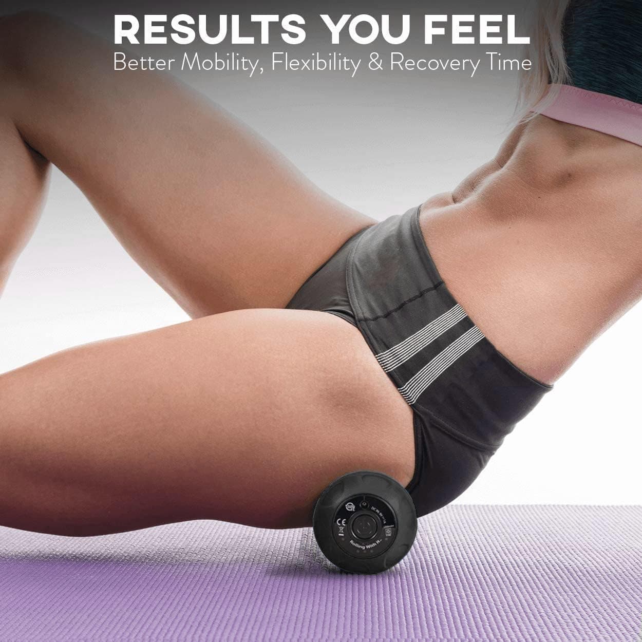Rolling With It Vibrating Peanut Massage Ball - Deep Tissue Trigger Point Therap
