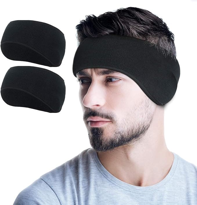 Rtie Ear Warmer Headband Cycling Running Ear Muffs Winter Windproof Fleece Ear C