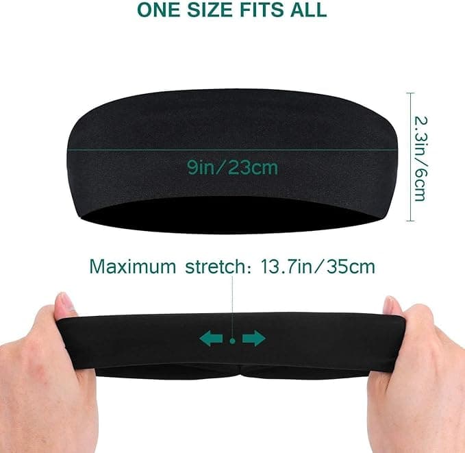 DD Mens Women Headband Mens Sweatband Sports Headband for Running, Crossfit, Cyc