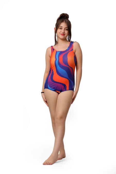 Tie-Dye One-Piece Swimsuit 0223-GR