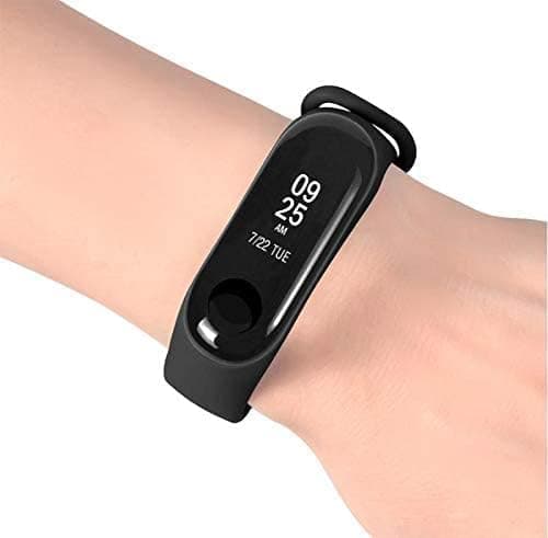 Bracelet silicone for xiaomi 3 & xiaomi 4 watch band black color, Unisex