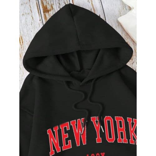 Martina Store Stylish Women Hoodie - Black