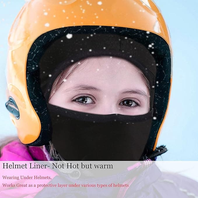 Kids/Children Ski Mask Balaclava, Thin Helmet Liner Face and Neck Cover Mask for