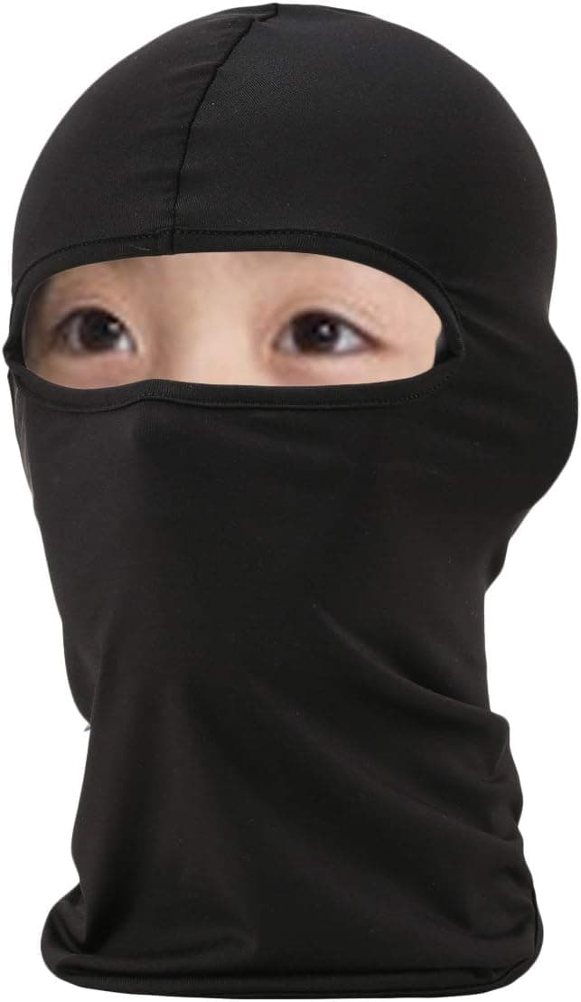 Kids/Children Ski Mask Balaclava, Thin Helmet Liner Face and Neck Cover Mask for