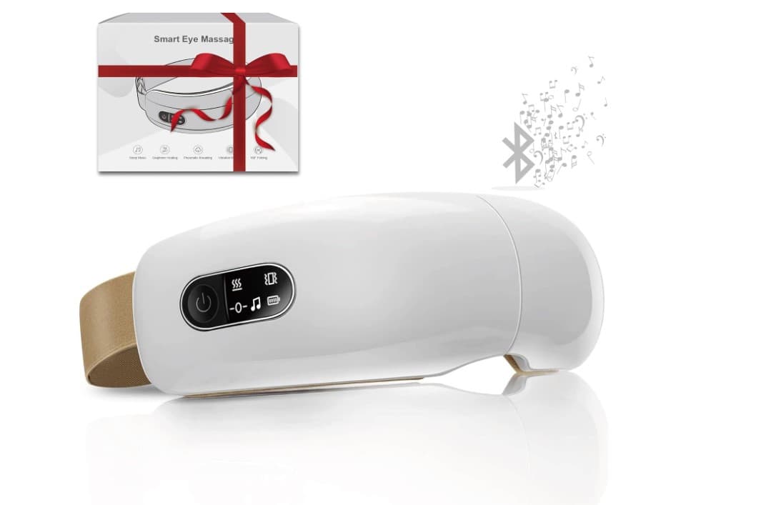 Eye Massager with Heat, FSA or HSA Eligible Rechargeable Eyes Massage Machine,