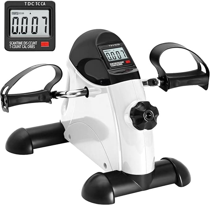 Mini Exercise Bike AGM Under Desk Bike Pedal Exerciser Foot Cycle Arm & Leg Peda