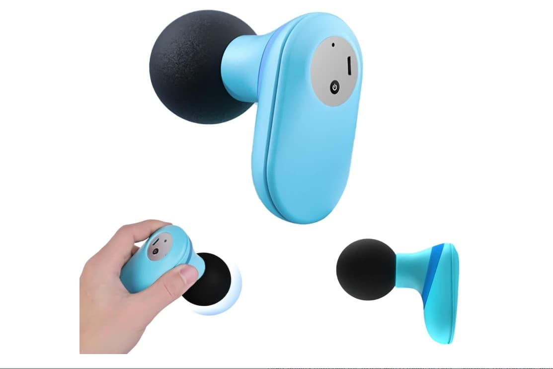 YOYIAG Mini Massage Gun, Portable Muscle Massager Electric Handheld Massager, US