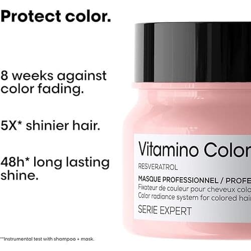 LOreal Paris ماسك تلميع لون الشعر بالفيتامينات سيري اكسبرت ايه-اوه اكس من لوريال