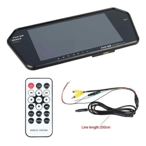 LCD Car Rear Bluetooth View Monitor - 7
