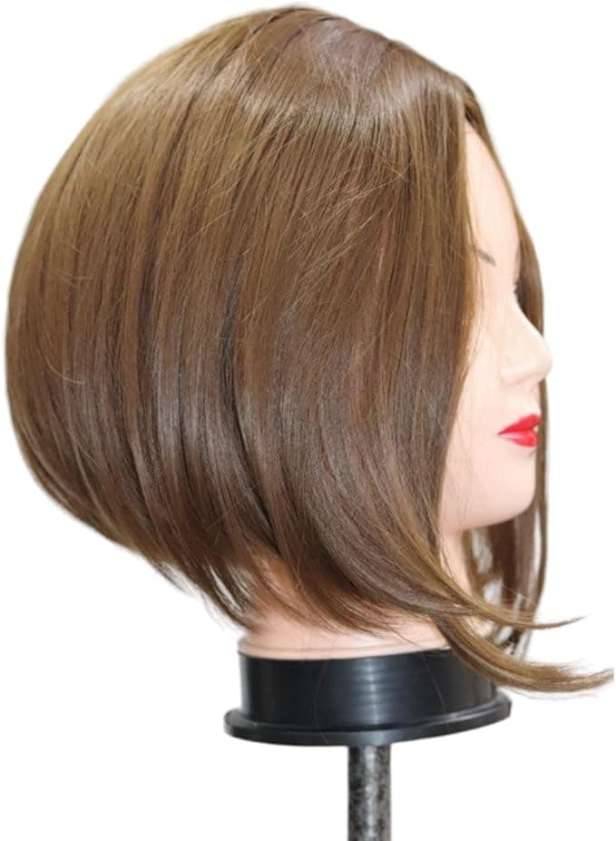 Heat resistant bob wig that can be washed and ironed