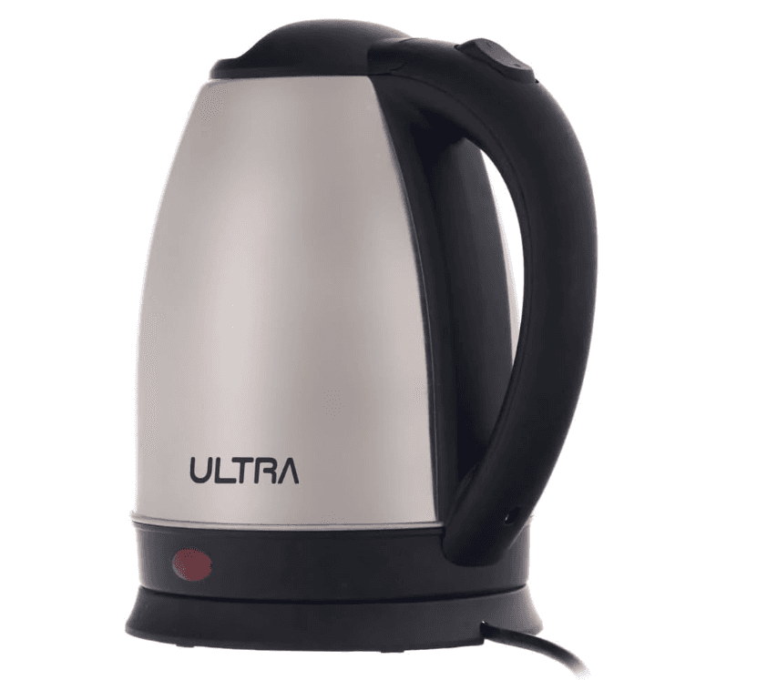 غلاية ألترا 2 لتر – 1500 واط – أسود وستانلس ستيل
